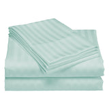 Royal Comfort 1200TC Luxury Sateen Damask Stripe Cotton Blend Quilt Cover Set