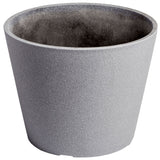 Rendered Grey Planter Pot 25cm