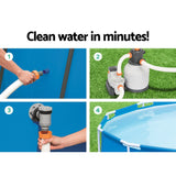 Bestway 2000GPH Flowclear™ Sand Filter Swimming Above Ground Pool Cleaning Pump