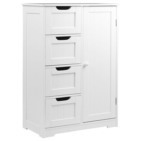 Artiss Bathroom Tallboy Storage Cabinet - White