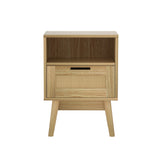 Artiss Bedside Tables Rattan Drawers Side Table Nightstand Storage Cabinet Wood
