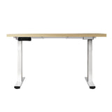 Artiss Standing Desk Electric Height Adjustable Sit Stand Desks White Oak
