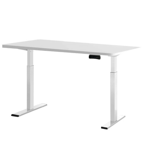 Artiss Standing Desk Electric Height Adjustable Sit Stand Desks Table White
