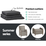Gardeon Recliner Chair Sun lounge Outdoor Setting Patio Furniture Wicker Sofa