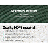 Instahut 50%UV Shade Cloth Shadecloth Sail Garden Mesh Roll Outdoor 3.66x10m GR