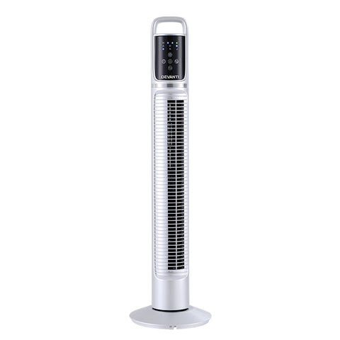 Devanti 80cm 32’’ Tower Fan Oscillating Bladeless Fans w/Remote Timer