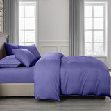 Royal Comfort 2000TC Quilt Cover Set Bamboo Cooling Hypoallergenic Breathable - Queen - Royal Blue