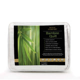 Royal Comfort Bamboo Blend Quilt 250GSM Luxury  Duvet 100% Cotton Cover - Single - White