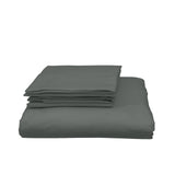 Royal Comfort Bamboo Blended Quilt Cover Set 1000TC Ultra Soft Luxury Bedding - Queen - Charcoal