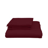 Royal Comfort Bamboo Blended Quilt Cover Set 1000TC Ultra Soft Luxury Bedding - Queen - Malaga Wine