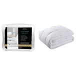 Royal Comfort 800GSM Silk Blend Quilt Duvet Ultra Warm Winter Weight  - Queen - White