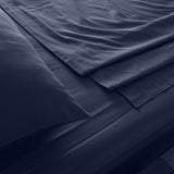 Royal Comfort 1000 Thread Count Bamboo Cotton Sheet and Quilt Cover Complete Set - King - Royal Blue