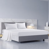 Royal Comfort 1000TC Hotel Grade Bamboo Cotton Sheets Pillowcases Set Ultrasoft - Queen - White
