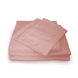 Royal Comfort 1000TC Hotel Grade Bamboo Cotton Sheets Pillowcases Set Ultrasoft - King - Blush