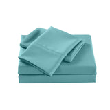 Royal Comfort 2000 Thread Count Bamboo Cooling Sheet Set Ultra Soft Bedding - Single - Aqua