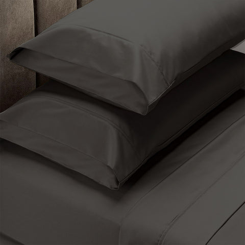 Royal Comfort 1500 Thread Count Cotton Rich Sheet Set 4 Piece Ultra Soft Bedding - Double - Dusk Grey
