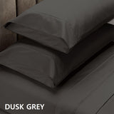 Royal Comfort 1500 Thread Count Cotton Rich Sheet Set 4 Piece Ultra Soft Bedding - Double - Dusk Grey