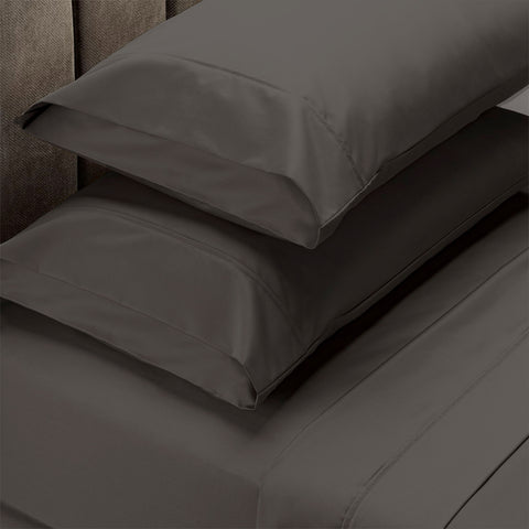Royal Comfort 1500 Thread Count Cotton Rich Sheet Set 4 Piece Ultra Soft Bedding - Double - Stone