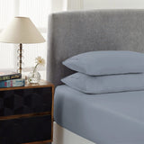 Royal Comfort 1500 Thread Count Cotton Rich Sheet Set 3 Piece Ultra Soft Bedding - Queen - Indigo