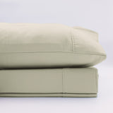 Renee Taylor 1500 Thread Count Pure Soft Cotton Blend Flat & Fitted Sheet Set Queen Ivory