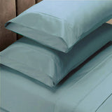 Renee Taylor 1500 Thread Count Pure Soft Cotton Blend Flat & Fitted Sheet Set King Mist