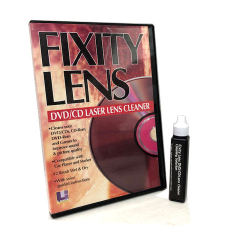 Lomis Fixity Lens Pro Care Lens Cleaner DVD Game CD Stacker Compatible