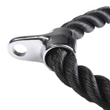 Tricep Rope Gym Press Down Pull Push Cord Multi Lat Bar Cable Attachment Fitness