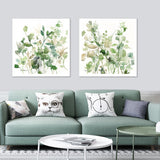 70cmx70cm Sage Garden By Carol Robinson 2 Sets White Frame Canvas Wall Art