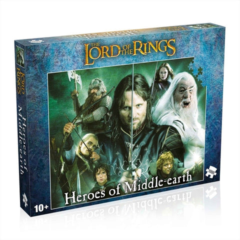 Heroes Of Middle Earth 1000 Piece Puzzle