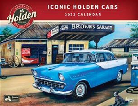 Iconic Holden Cars Horizontal Calendar 2023