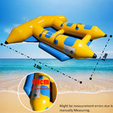 Inflatable 4 Person/Seat Towable Boat  Flying Fish Blower