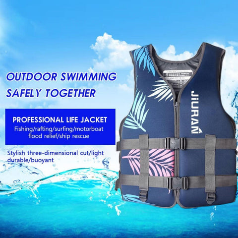 Life Jacket for Unisex Adjustable Safety Breathable Life Vest for Men Women(Blue-S)
