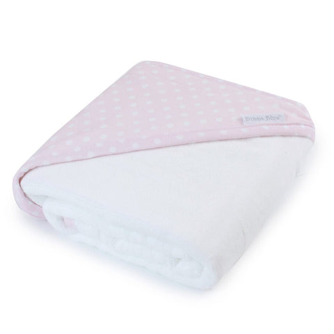 Bubba Blue Pink Polka Dots Hooded Towel 96527
