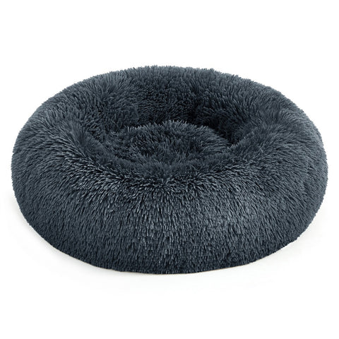 FEANDREA 60cm Dog Bed with Removable Washable Cusion Dark Gray