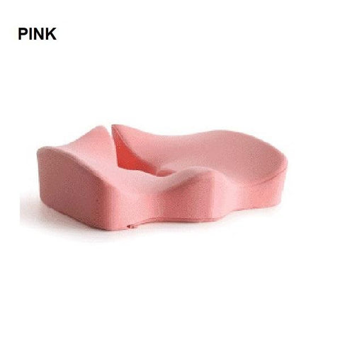 Premium Memory Foam Seat Cushion Coccyx Orthopedic Back Pain Relief Chair Pillow Office Pink