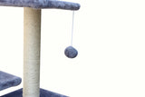 71cm Grey Cat Scratching Tree Scratcher Post Pole Furniture Gym House