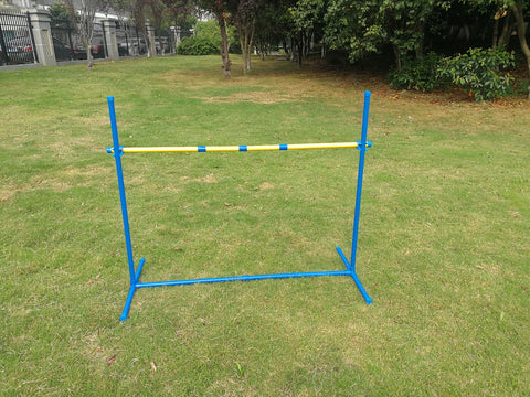 4 x Portable Dog Puppy Training Practice Jump Bar  Poles Agility Post