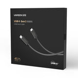 UGREEN 30691 Type-C USB4 Gen3 Cable 0.8M