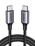 UGREEN 50152 USB-C Male to Male 60W PD Fast Charging Cable 2M