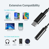 CHOETECH AUX003 USB-C To 3.5mm Headphone Adapter