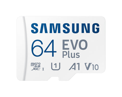SamSung 64GB MB-MC64KA EVO Plus microSD Card 130MB/s with Adapter