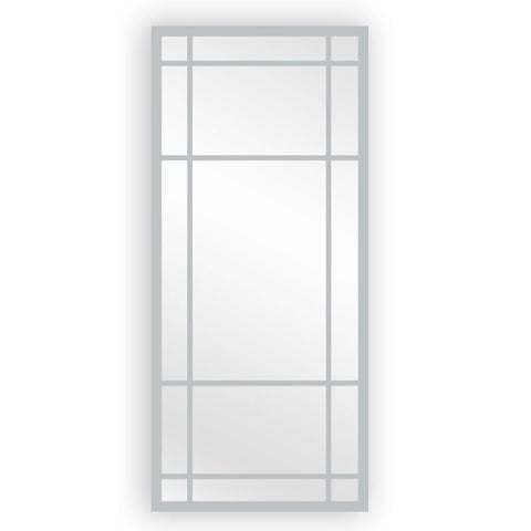 Window Style Mirror Full Length - White 80 CM x 180 CM