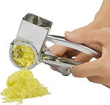 4 Drums Blades/Set Multipurpose Rotary Cheese Grater Stainless Steel Cheese Slicer Shredder Rotary Drum Grater Kitchen Butter Cutter