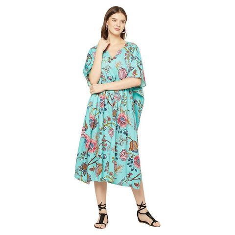 Cotton Kaftan, Caftan, Maxi Dress, Cotton Dress, Plus size Clothing, Comfortable clothing for Women, Maternity Gown, Long Robe, Night Gown Kaf30