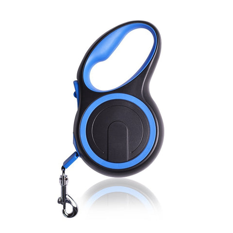 Dog and Cat 5m Retractable Heavy Duty 20kg Rated Pet Leash - Blue