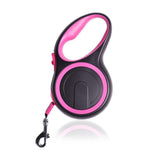 Dog and Cat 5m Retractable Heavy Duty 20kg Rated Pet Leash - Pink