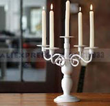 10 pack white wax 20cm taper church house vigil candleabra candle 2CM WIDE