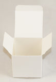 10 Pack of White 8x8x8cm Square Cube Card Gift Box - Folding Packaging Small rectangle/square Boxes for Wedding Jewelry Gift Party Favor Model Candy Chocolate Soap Box