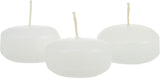 10 Pack of 8cm Ivory Wax Floating Candles - wedding party home event decoration