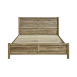 Alice King Size Bed Frame Natural Wood like MDF in Oak Colour